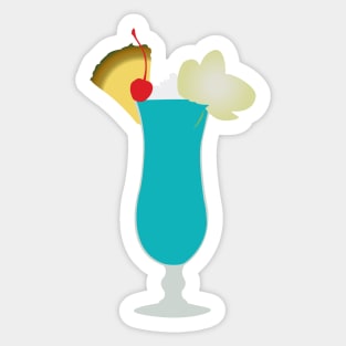 Blue Hawaii Sticker